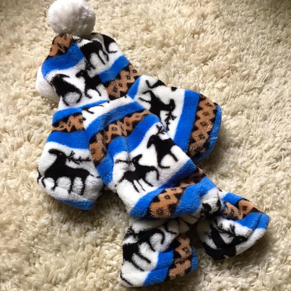 X-Small Dog Fleece Snowsuit PJs - Picture 1 of 6